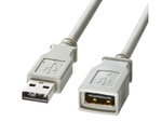 2.0m USB延長ケーブル(A-A/2.0対応/ｸﾞﾚｰ)　EA764AJ-212