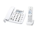 コードレス電話機(子機1台付/ﾎﾜｲﾄ)　EA864BD-280A