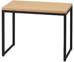 ショーテーブル　D45cm　ブラックフレーム　エクリュ天板　W74.8×D45×H57.6cm　61-828-59-1