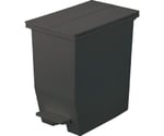H＆H棚下で使えるペダルダストボックス20L ダークグレー　GPRB046