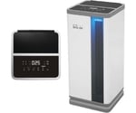 静電気フィルタ式空気清浄機 ダブルセンサー（Co2センサー、PM2.5センサー）搭載　BA-600
