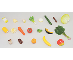 学校給食指導用・食品モデル（食材） 緑 （磁石付）　55G