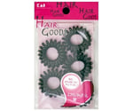 HAIR GOODSスプリングヘアゴム黒 5個入　HA3050H