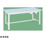 軽量作業台（KH/350kg/抗菌・抗ウイルスポリ天板/H800/引出付）900×600×800mm パールホワイト　KH-38AVPB