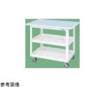 ニューCSスーパーワゴン（抗菌・抗ウイルス天板付）750×500×900mm パステルブルー　CSWA-608VBNUW