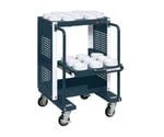 ツーリングワゴン（スーパーワゴンタイプ）600×600×927mm 本体/ダークグレー・支柱/ホワイト　EMR-27RWA