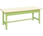 作業台全面 引出し付 1200×900×740mm（耐荷重300kg）グリーン　KK-40NZIG