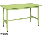 軽量高さ調整作業台TKSタイプ 1200×600×740～940mm サカエグリーン　TKS-126S