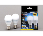 LED電球 E17 広配光2P 昼白色 60形（760lm）　LDA7N-G-E17-6T62P