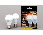 LED電球 E17 広配光2P 電球色 60形（760lm）　LDA7L-G-E17-6T62P