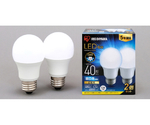 LED電球 E26 広配光2P 昼白色 40形（485lm）　LDA4N-G-4T62P