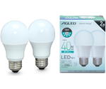 LED電球 E26 広配光タイプ 2個セット 昼白色 40形相当（485lm）　LDA4N-G-4T6-E2P