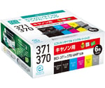 BCI-371 370/6MP対応リサイクルインク　ECI-C371-6P