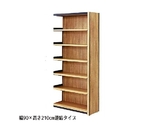 TW メラミン木棚5段付きセット W90cm H150cm 連結タイプ　61-777-8-1