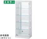 木製コレクションケース H100cm ホワイト　61-797-94-1
