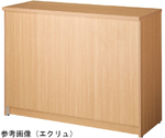 木製カウンター W120cm ホワイト　61-798-27-1