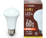 LED電球 人感センサー付 電球色 60形相当（810lm）　LDR9L-H-SE25