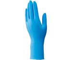粉なしニトリル極うす手袋 100枚×20箱入 L ブルー　NS-480
