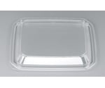 プラスチック製 簡易食品容器  176×150×15mm BF-18 嵌合蓋 50枚×24袋　01400001800000030