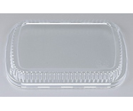 プラスチック製 簡易食品容器  194×135×13mm BF-211 嵌合蓋 50枚×24袋　01400021100000030