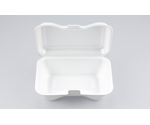 プラスチック製 簡易食品容器  186×136×46mm TN-610 無地 50枚×8袋　03500061000330000