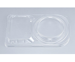プラスチック製 簡易食品容器  252×156×12mm CBFNランチ11 嵌合蓋 50枚×12袋　07103001100000030