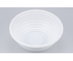 プラスチック製 簡易食品容器  φ189×70mm CBH-363 ホワイト本体 50枚×12袋　07200036300300000