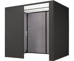 リミュート 吸音ブース ワイドII ブラック　GTEC206
