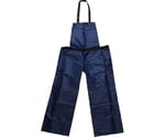 EARTH MAN　斬丸ダブルバックル草刈用サロペット　ネイビー