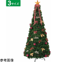 ポップアップクリスマスツリー レッド H200×W90cm　28-19-4-3