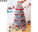 キャンディ付きクリスマスブーツ タワーセット 120人用　28-127-7-1