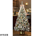 ポットライトホワイトクリスマスツリー スノー H180×W96cm　28-16-1-2