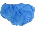 不織布使い捨てシューズカバー 青 滑り止めタイプ 100枚×20袋入　J2496C-BL