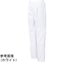 女性用 混入だいきらい 横ゴム・裾口ストレートパンツ ホワイト 4L　FX70968