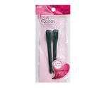 HG ヘアークリップ M 2P 黒 1セット（2個入）　#000HA3034