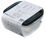 楽ちんスクエア270ml2PC クリアーブラック 1セット（2個入）　#1841