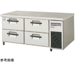 2段ドロワーテーブル冷蔵庫（ユニット右側）149L　LBW-120RM-R