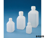 標準規格瓶 角型細口（ナチュラル） 100mL 滅菌済 200本入　1129-01