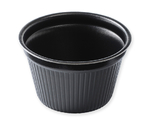 食品容器 MFPドリスカップ 129-570 黒W 30個入　004468663