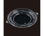 鍋型容器 T-DLVデリ 内嵌合KW蓋 22-19 穴有 50枚入　004468770