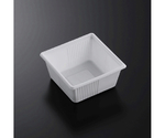 惣菜容器 SDキャセロ 本体 4K110-50 W 白 50枚入　004463912