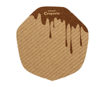 ラミクレープ包装紙 クラフト 変形 チョコレート 200枚入　004738307