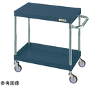 CSパールワゴン（軽量/ゴム/2段/直進安定金具付）600×400×600mm ダークグレー　CSP-6062LYD