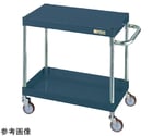 CSパールワゴン（軽量/ゴム/2段/直進安定金具付）750×500×600mm ダークグレー　CSP-7562LYD