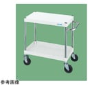 CSパールワゴン（中量/抗菌/ナイロンウレタン/直進安定金具付）段数2 750・600mm　CSP-7562YNUW