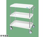 CSパールワゴン（中量/抗菌/ナイロンウレタン/直進安定金具付）段数3 750・880mm　CSP-7583YNUW