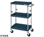 CSパールワゴン（高さ調整/サイレントエラストマー/H850～1100）750mm ダークグレー　TCSP-7583SED