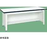 実験用中量作業台 抗菌パールホワイト（CFM/メラミン天板/3方パネル付）1500×750×705mm　CFM-1575P
