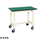 軽量作業台（KS/改正RoHS10対応サカエリューム天板/キャスター付/直進安定金具無）900×600mm　KS-096FEURI