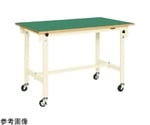 軽量作業台（CK/サカエリューム天板/キャスター付/直進安定金具無/折畳み式）1200×600mm　CK-126FURNI